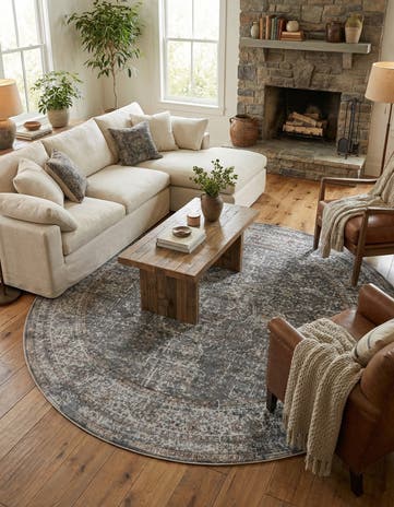 8' x 8' Santiago Round Rug