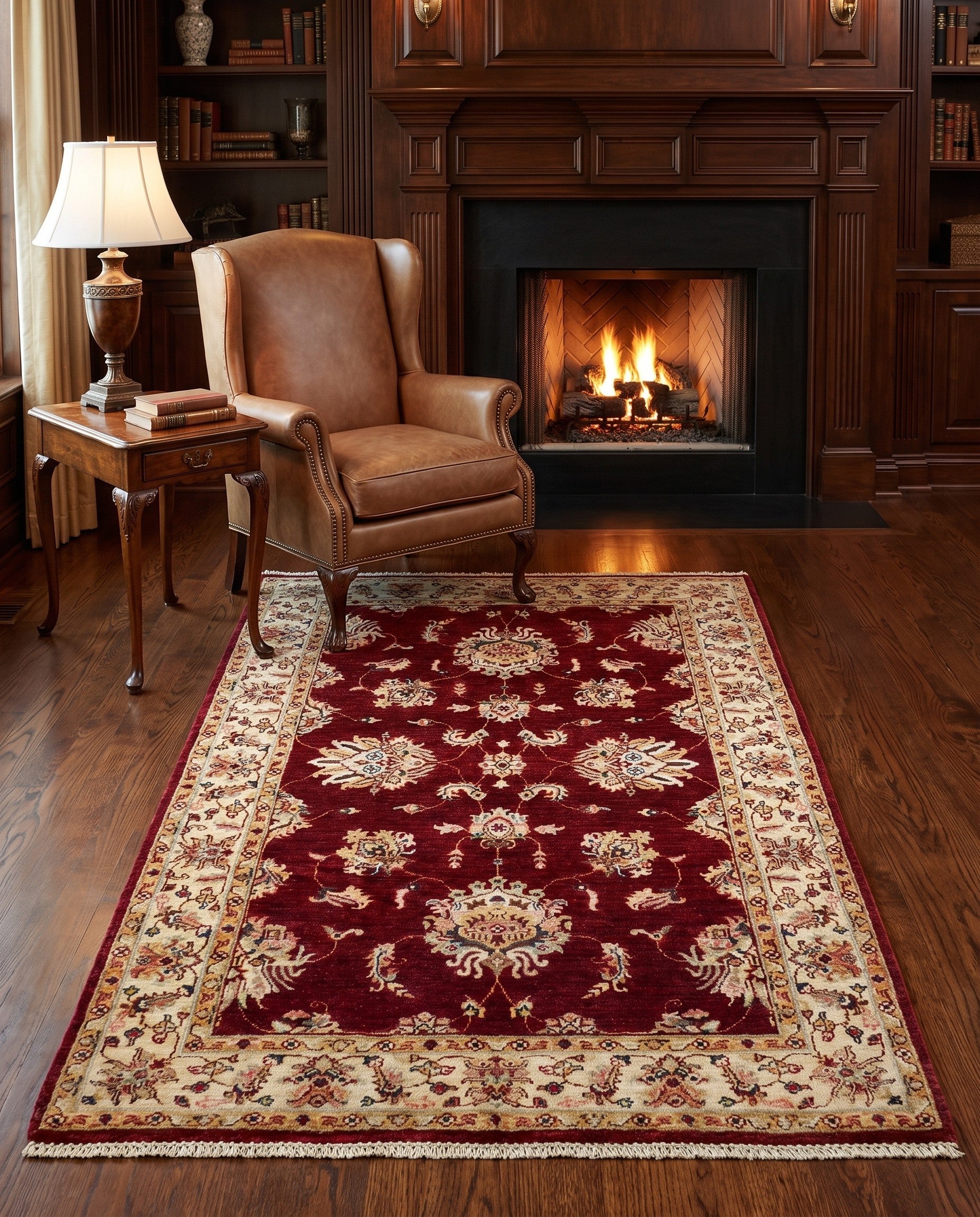 4' x 6' 3 Hand Knotted Ariana Ziegler Rug