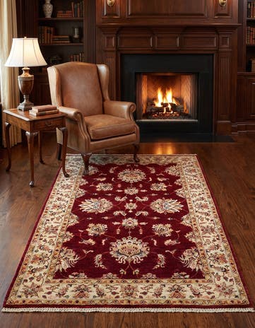 4' x 6' 3 Hand Knotted Ariana Ziegler Rug