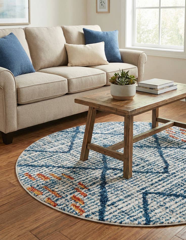 Detail image of 3' 3 x 3' 3 Aramis Round Rug