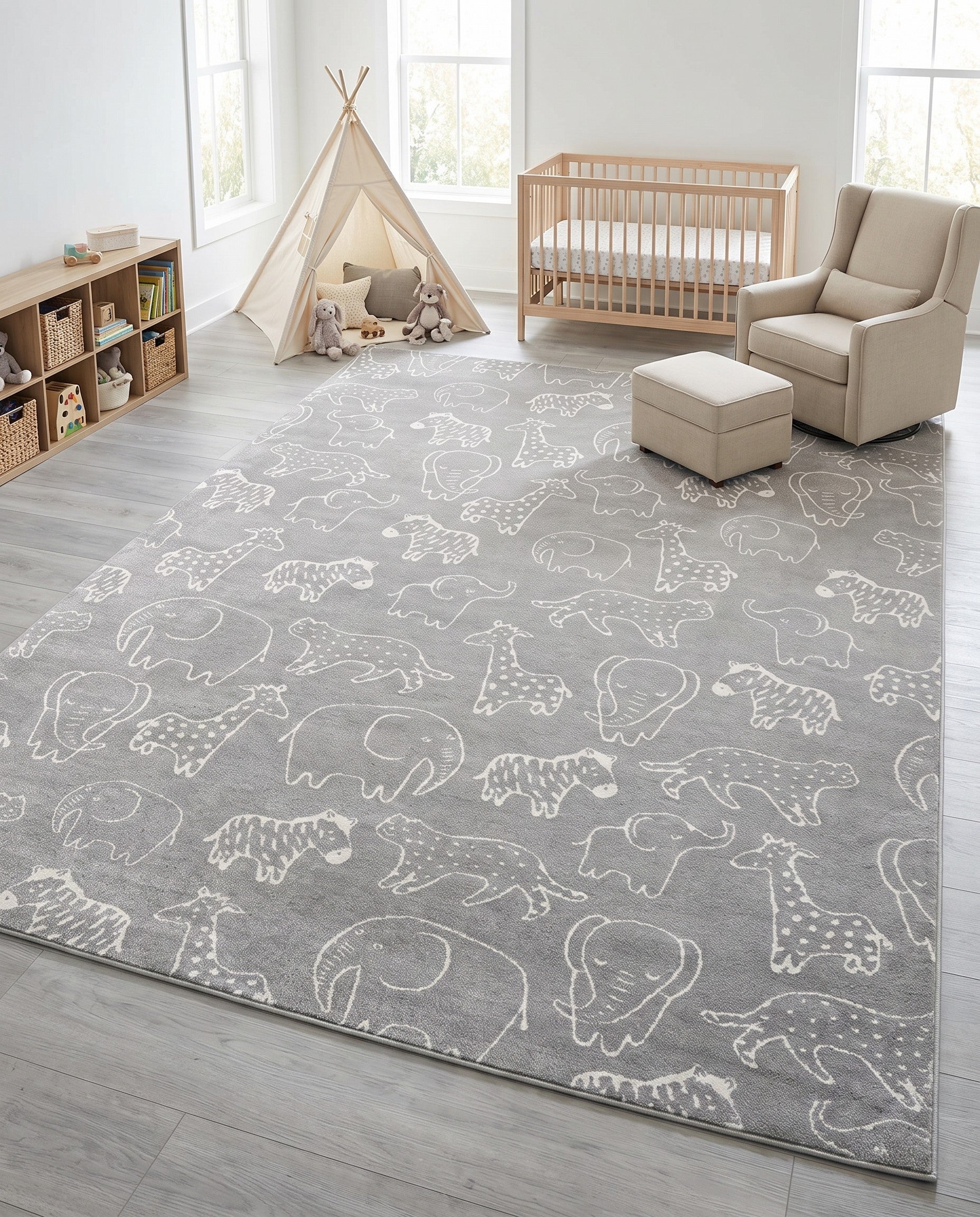 10' x 14' Whimsy Kids Rug