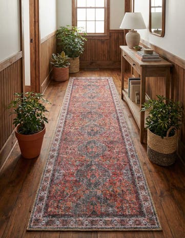 2' 7 x 10' Washable Timeless Runner Rug