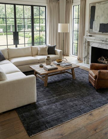 8' 10 x 11' 5 Hand Knotted Ultra Vintage Persian Wool Rug