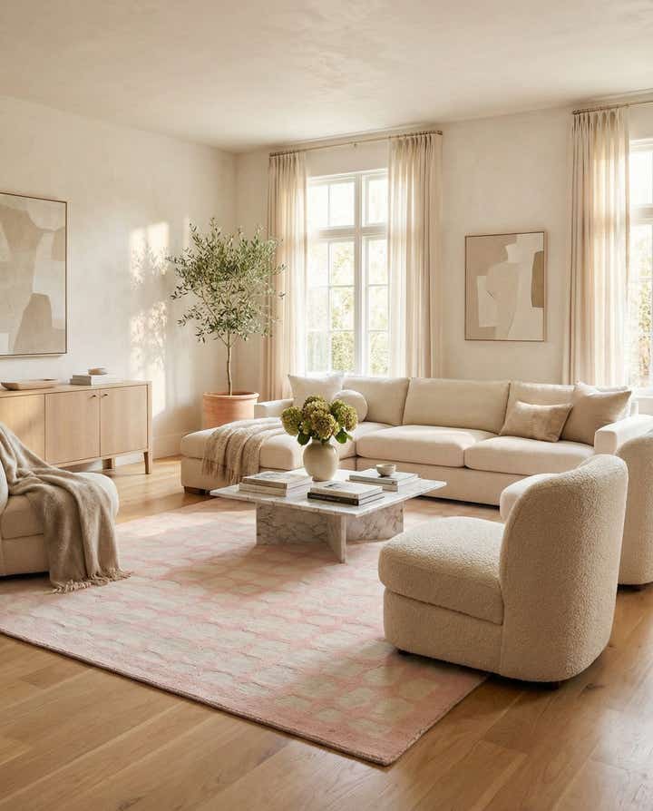 8' 8 x 12' 4 Hand Knotted Darya Wool Rug