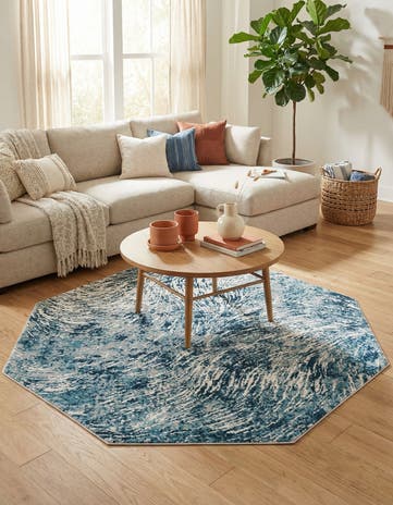 7' x 7' Oasis Octagon Rug