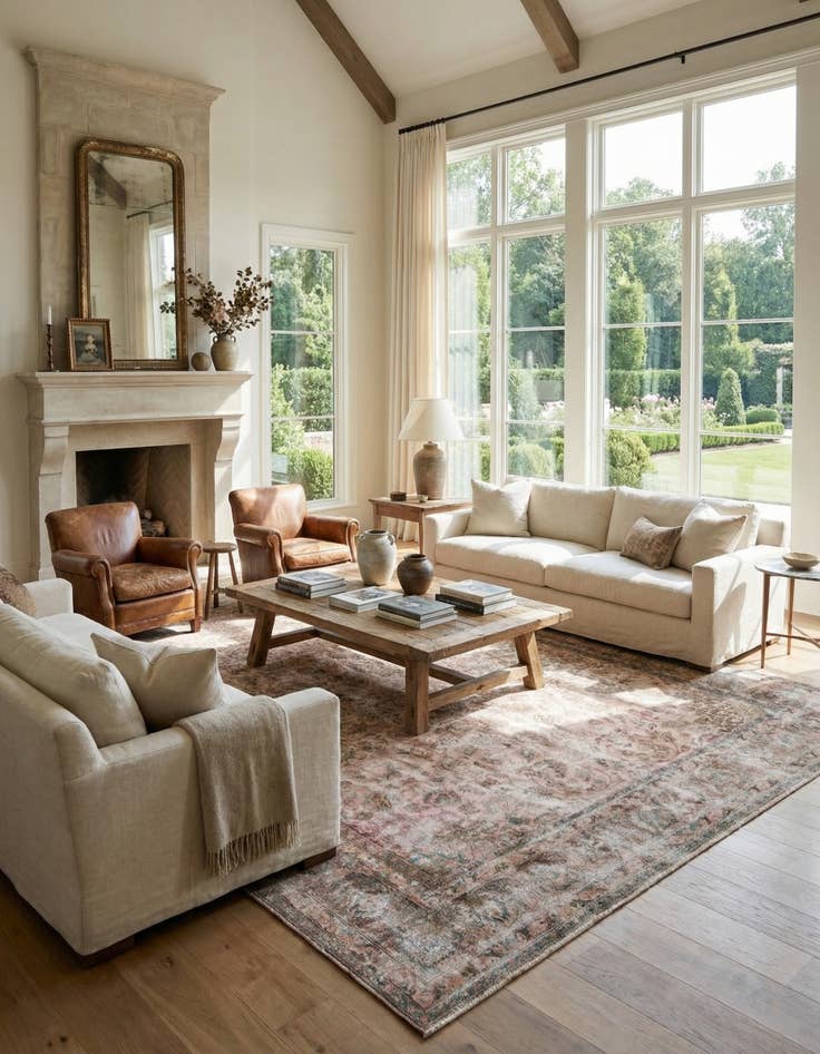 Detail image of 9' 8 x 11' 10  Hand Knotted Ultra Vintage Persian Wool Rug