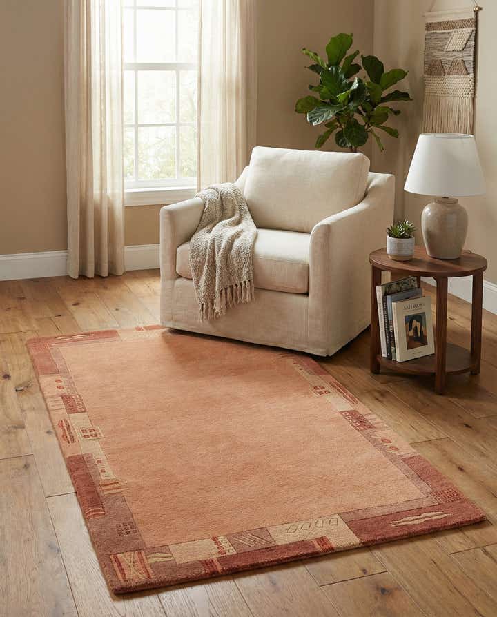 2' 5 x 4' 7 Hand Knotted Nepal Wool Rug