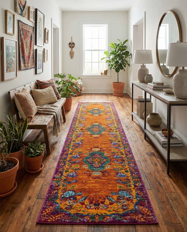 Detail image of 2' 7 x 12' Calypso Runner Rug