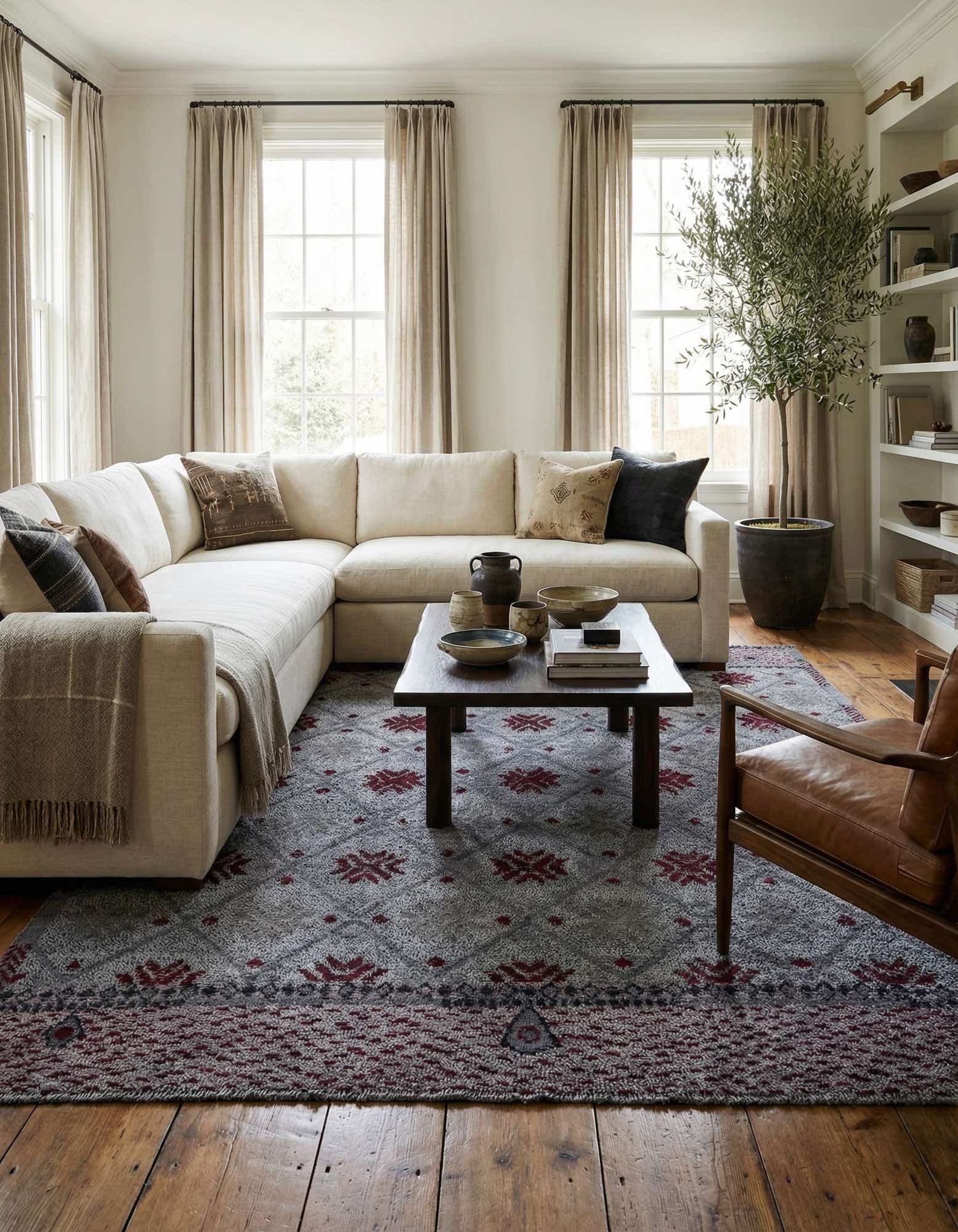 8' 2 x 11' 6 Hand Knotted Darya Wool Rug