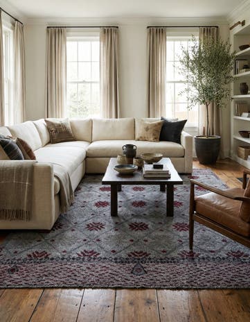 8' 2 x 11' 6 Hand Knotted Darya Wool Rug