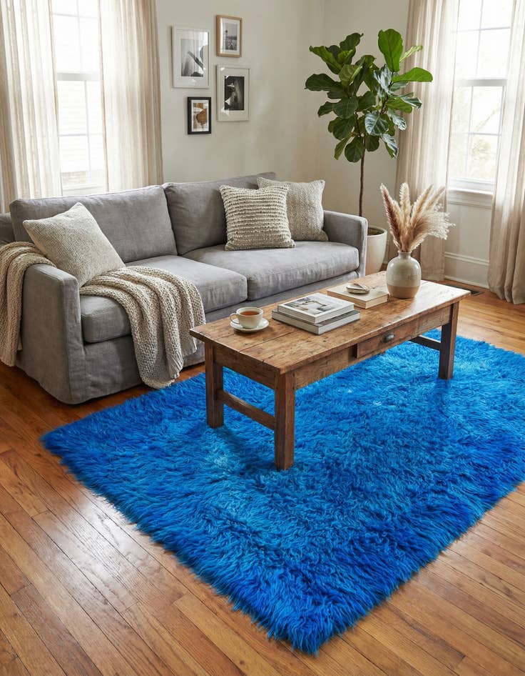 Detail image of  3' x 5' 1  Hand Knotted Moroccan Wool Rug