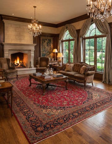 10' x 16' 3 Kashan Rug