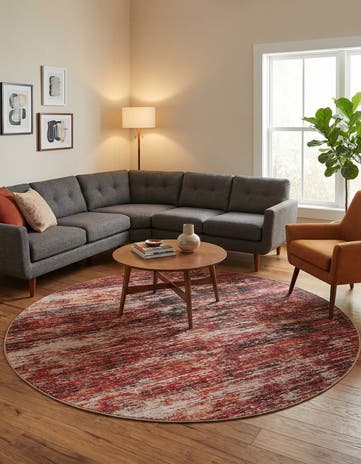 7' 7 x 7' 7 Asha Round Rug