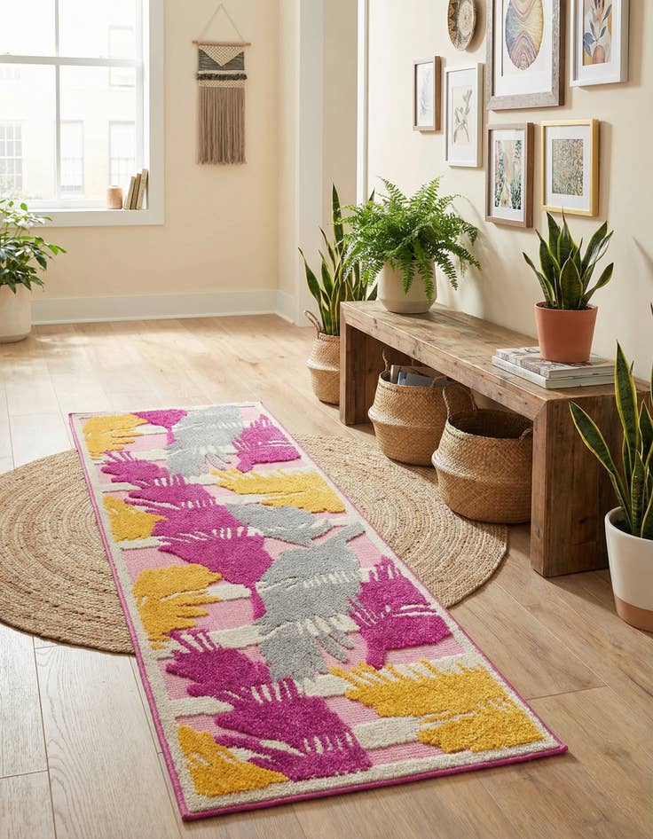 Detail image of 2' x 6' Easy-Clean Aruba Indoor / Outdoor Runner Rug