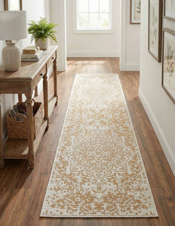 Detail image of 2' x 8' Easy-Clean Jill Zarin Dubai Indoor / Outdoor Runner Rug