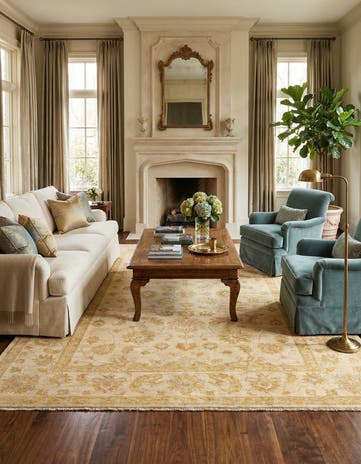6' 9 x 9' 10 Ziegler Wool Rug