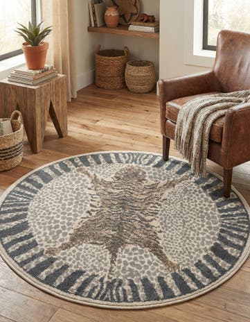 4' x 4' Savannah Round Rug