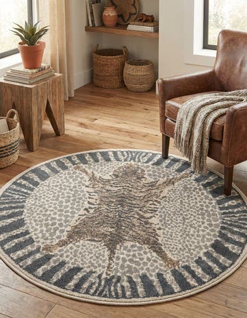 4' x 4' Savannah Round Rug