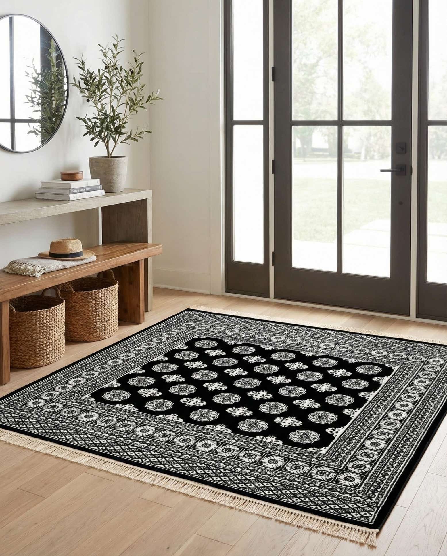6' x 6' Bokhara Square Rug