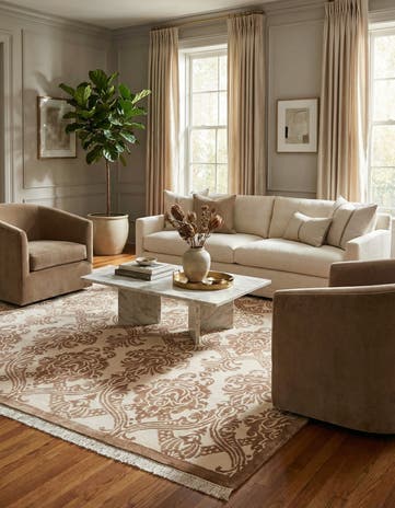 5' 10 x 7' 10 Hand Knotted Darya Wool Rug