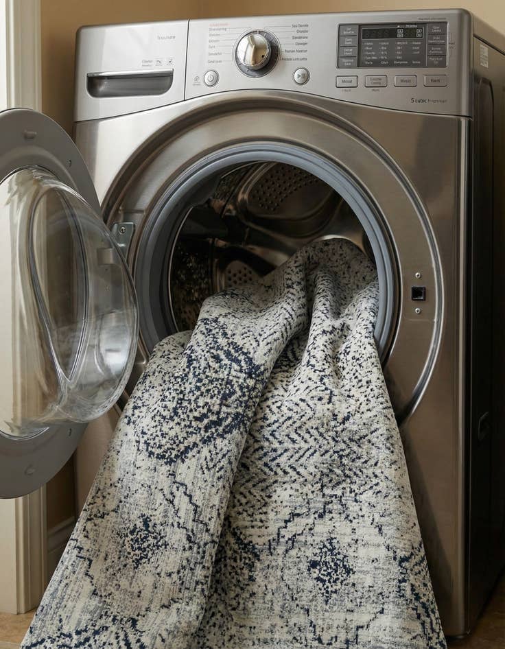 Detail image of 7' 10 x 7' 10 Kamala Washable Square Rug