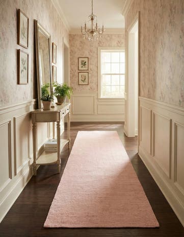 2' 7 x 14' 1 Hand Woven Jill Zarin English Manor Farmhouse Wool Runner Rug