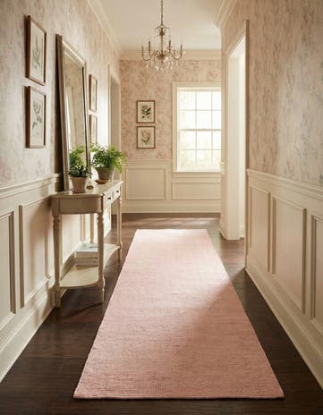 2' 7 x 14' 1 Hand Woven Jill Zarin English Manor Farmhouse Wool Runner Rug