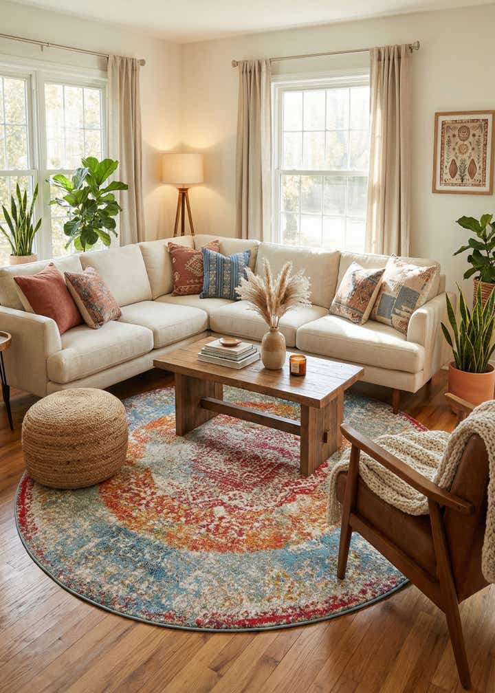 8' x 8' Veneto Round Rug