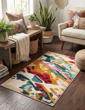 Easy-Clean Casablanca Indoor / Outdoor Rug