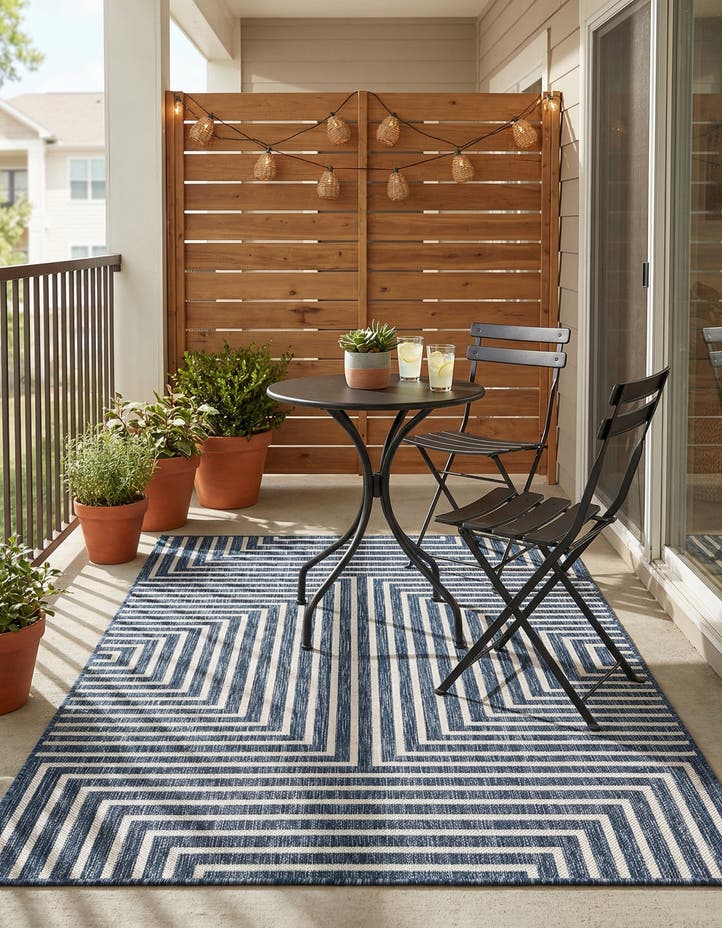 4' x 6' Easy-Clean Modern Indoor / Outdoor...