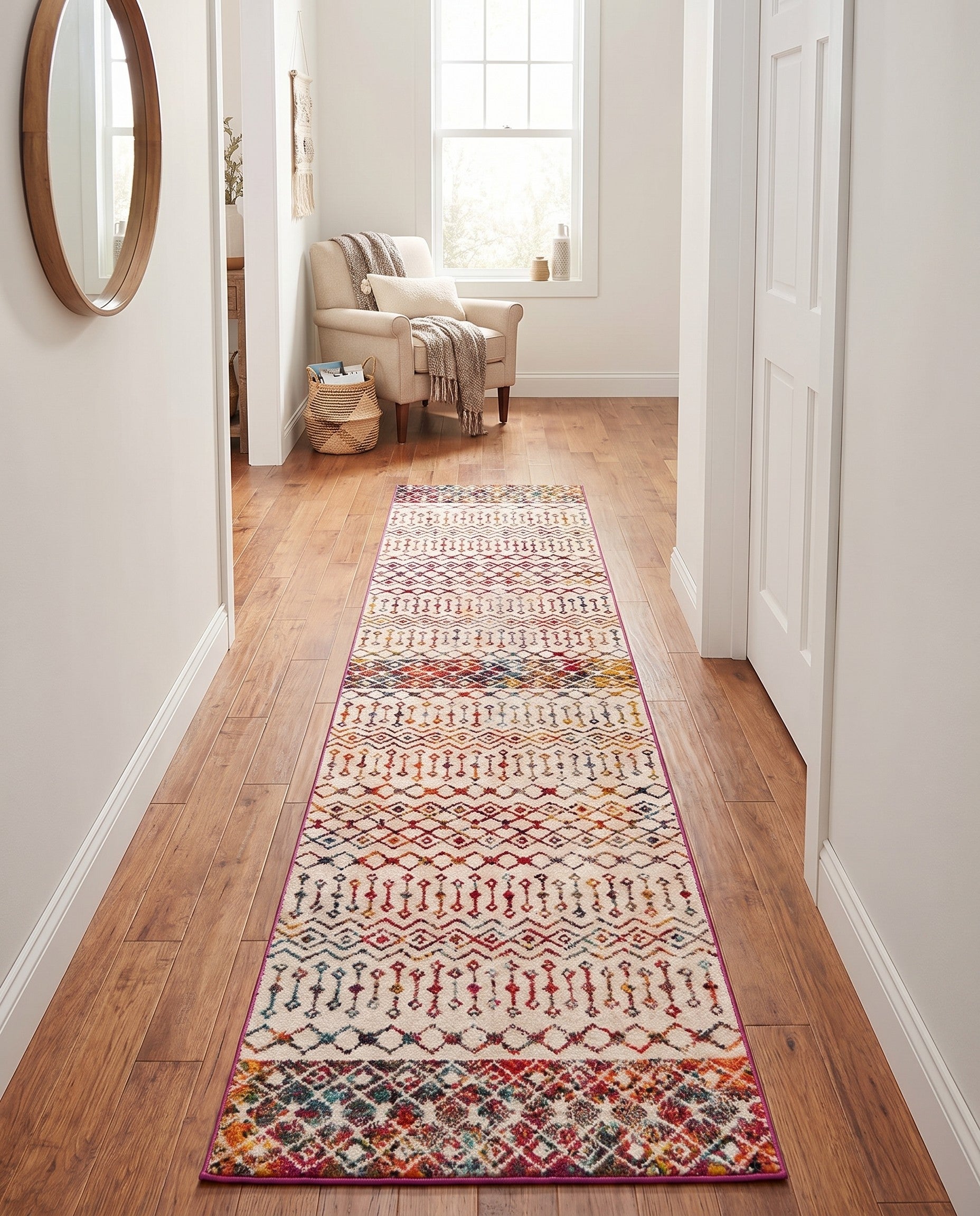 3' 3 x 16' 5 Moroccan Trellis Runner Rug