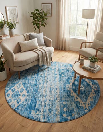 5' x 5' Vega Round Rug