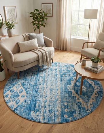 5' x 5' Vega Round Rug