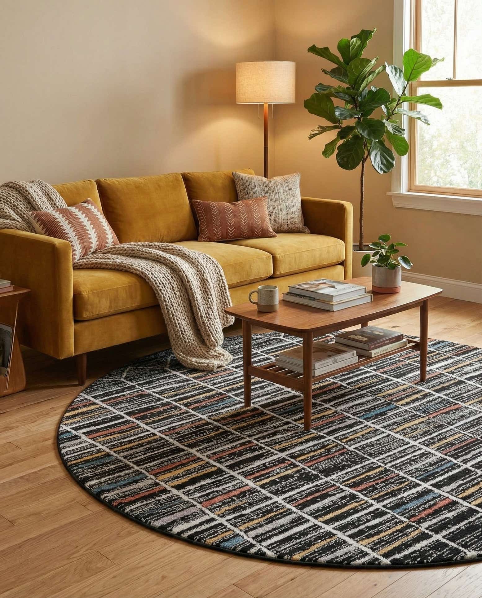 7' x 7' Aramis Round Rug