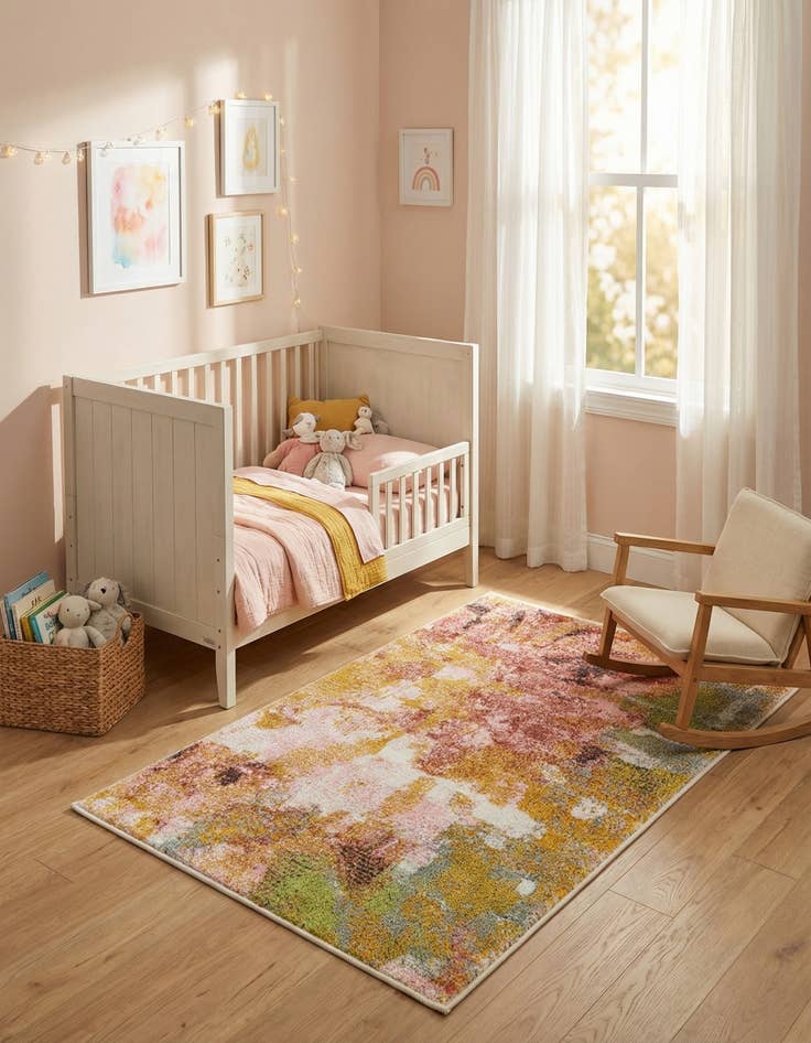 Detail image of 2' 2 x 3' 1 Abstract Whimsy Kids Rug