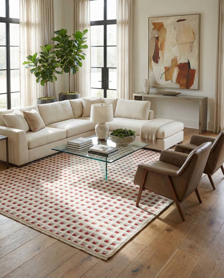 Detail image of 8' 1 x 10' 1 Hand Knotted Darya Wool Rug