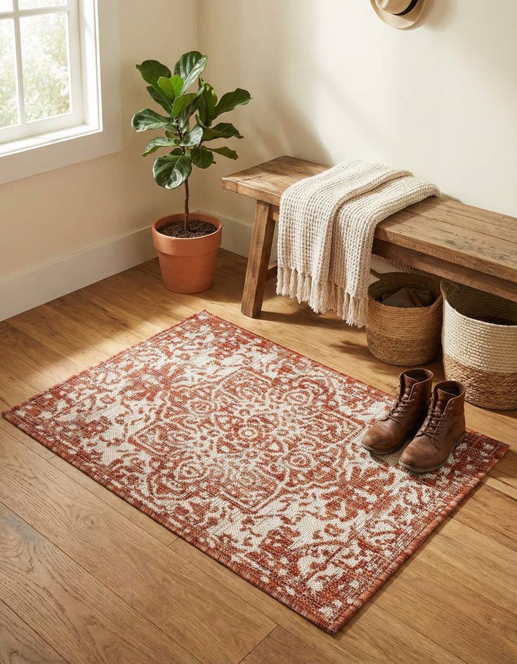 Detail image of 2' x 3' Easy-Clean Jill Zarin Dubai Indoor / Outdoor Rug