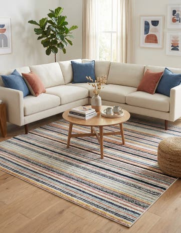 Ivory Tagine Square Rug