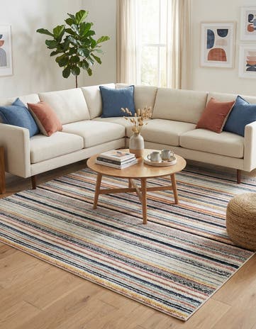 Ivory Tagine Square Rug