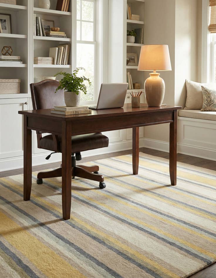 Detail image of  2' 8 x 5' Luna Wool Rug