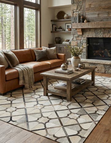 5' x 7' 11 Cowhide - Patchwork Rug