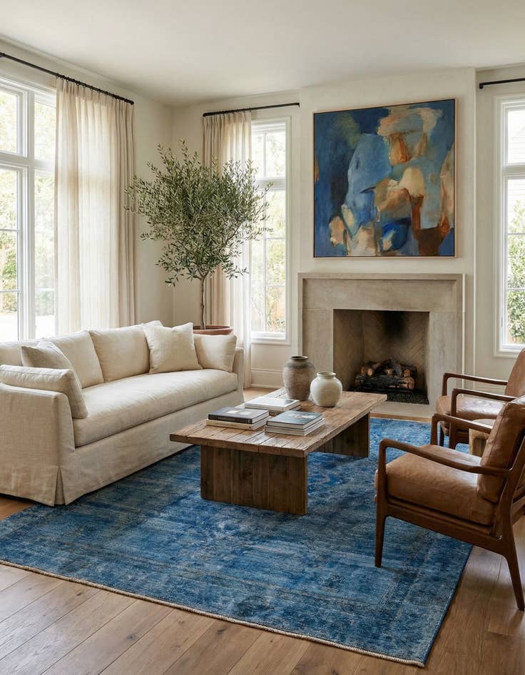 Detail image of 7' 2 x 10' 6  Hand Knotted Ultra Vintage Persian Wool Rug