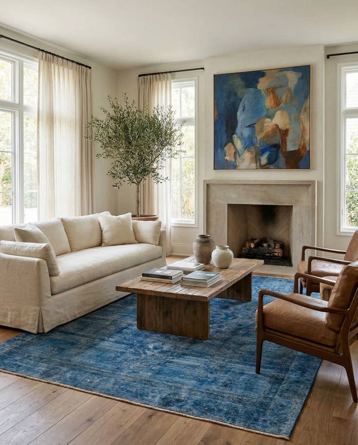 Detail image of 7' 2 x 10' 6 Hand Knotted Ultra Vintage Persian Wool Rug