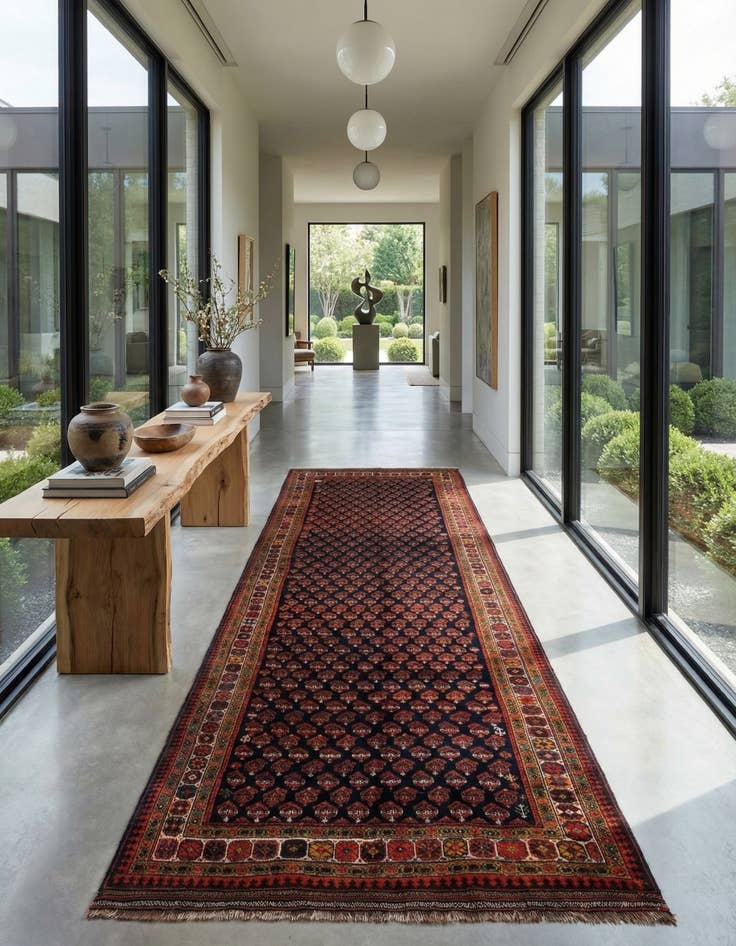 Detail image of 5' 3 x 10' 7 Veramin Wool Runner Rug