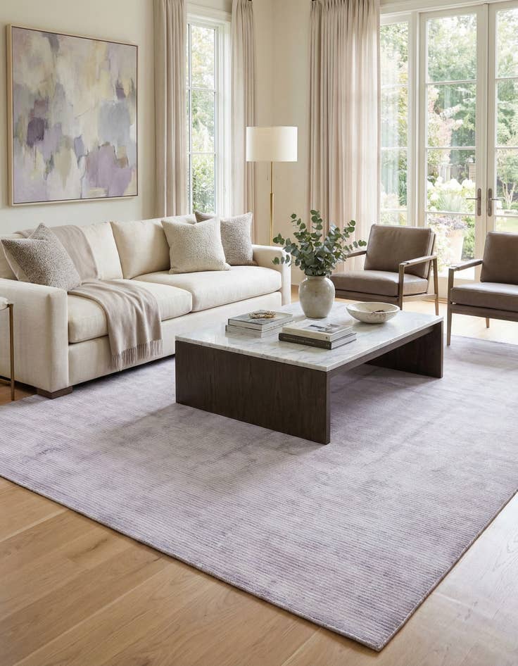 Detail image of  6' 5 x 9' 9  Hand Knotted Darya Wool Rug