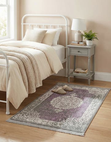 Purple Modern Classical Rug