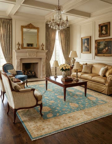 8' 4 x 9' 9 Kaizar Wool Rug