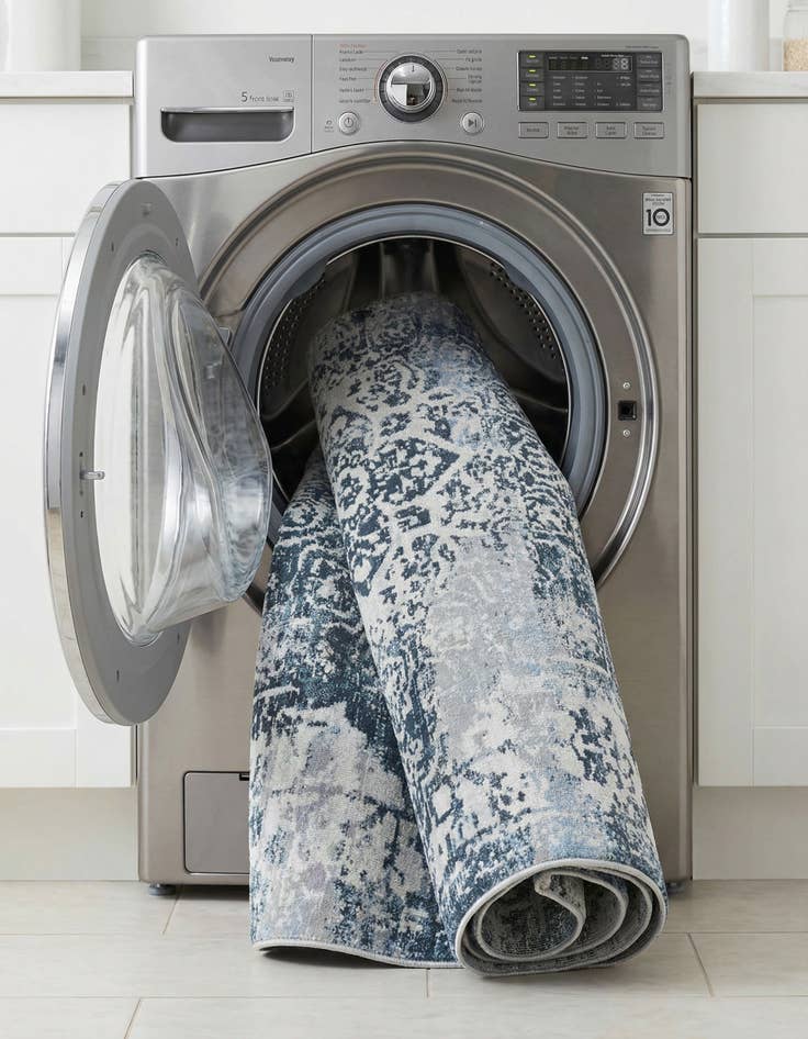 Detail image of 7' 10 x 7' 10 Kamala Washable Square Rug