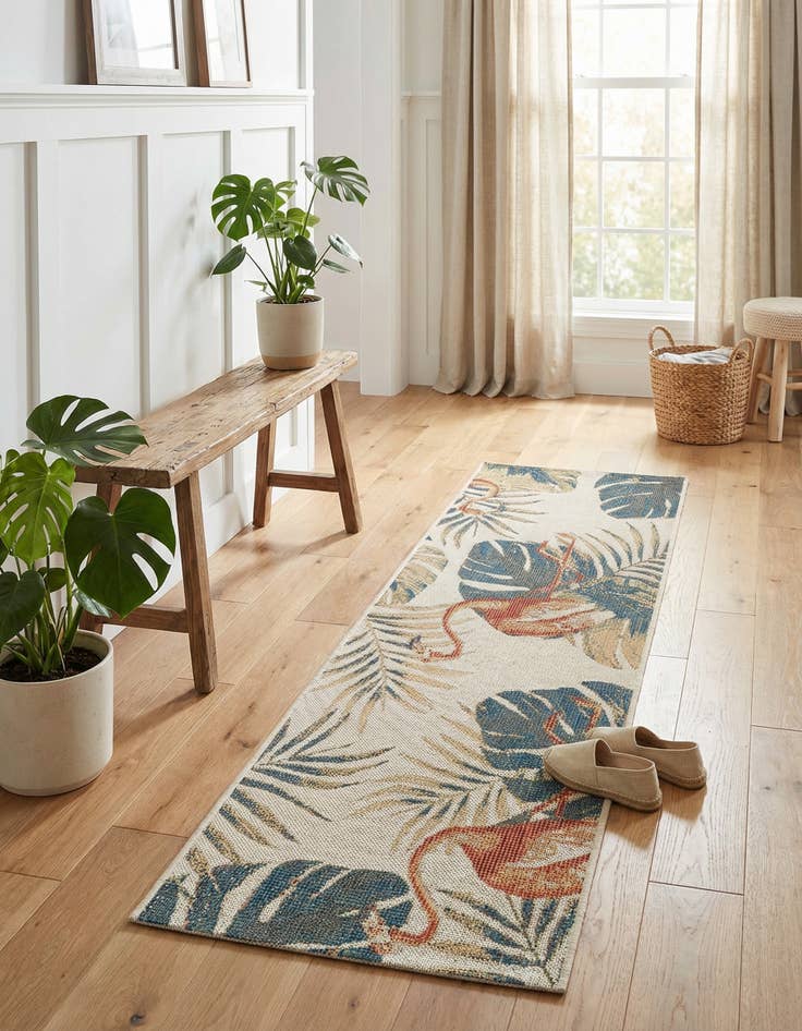 Detail image of 2' x 7' 10  Washable Baja Indoor / Outdoor Runner Rug