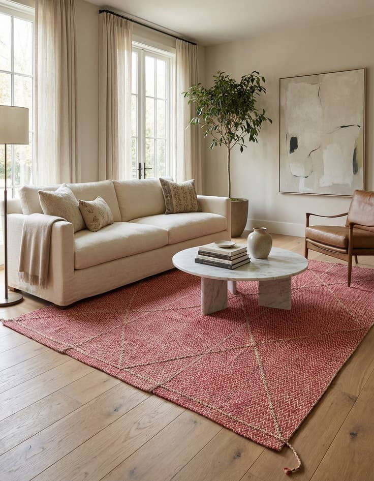 Detail image of 8' 9 x 12'  Hand Woven Kilim Modern Wool Rug